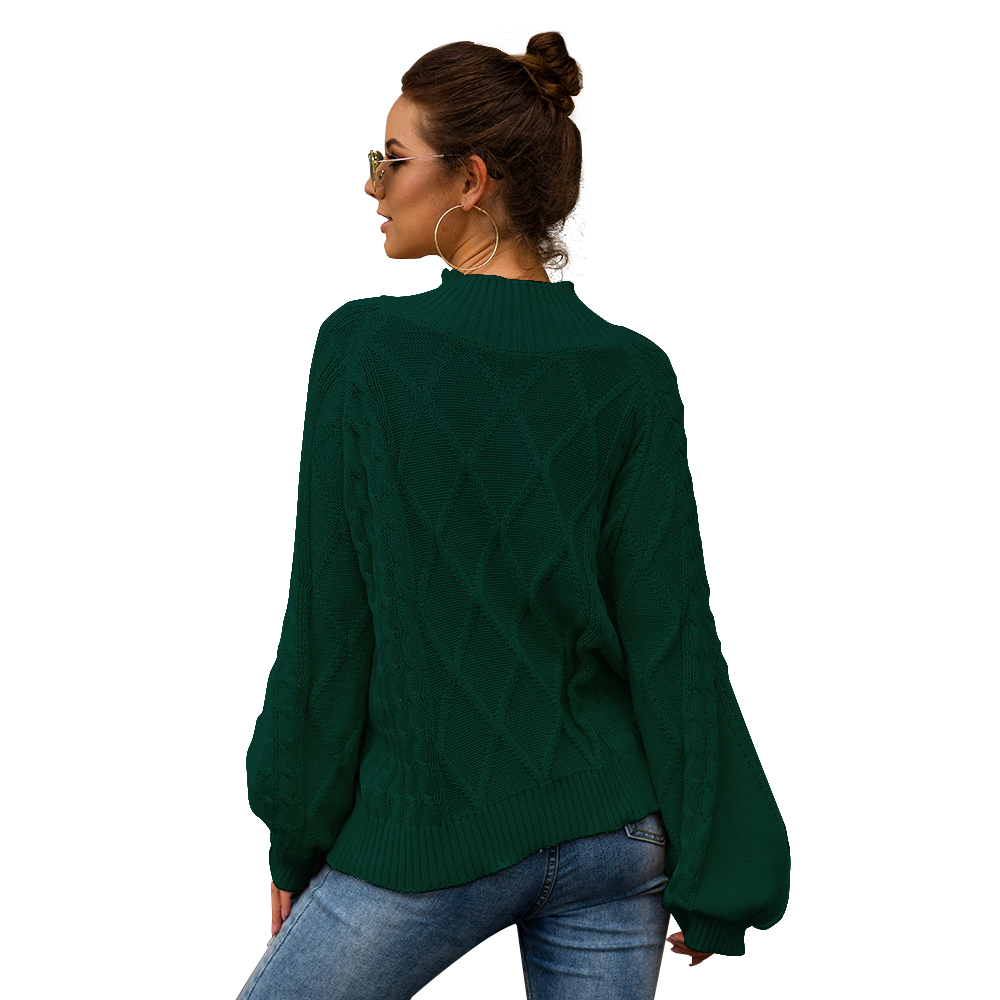 SZ60240-1 Solid Color Sweater